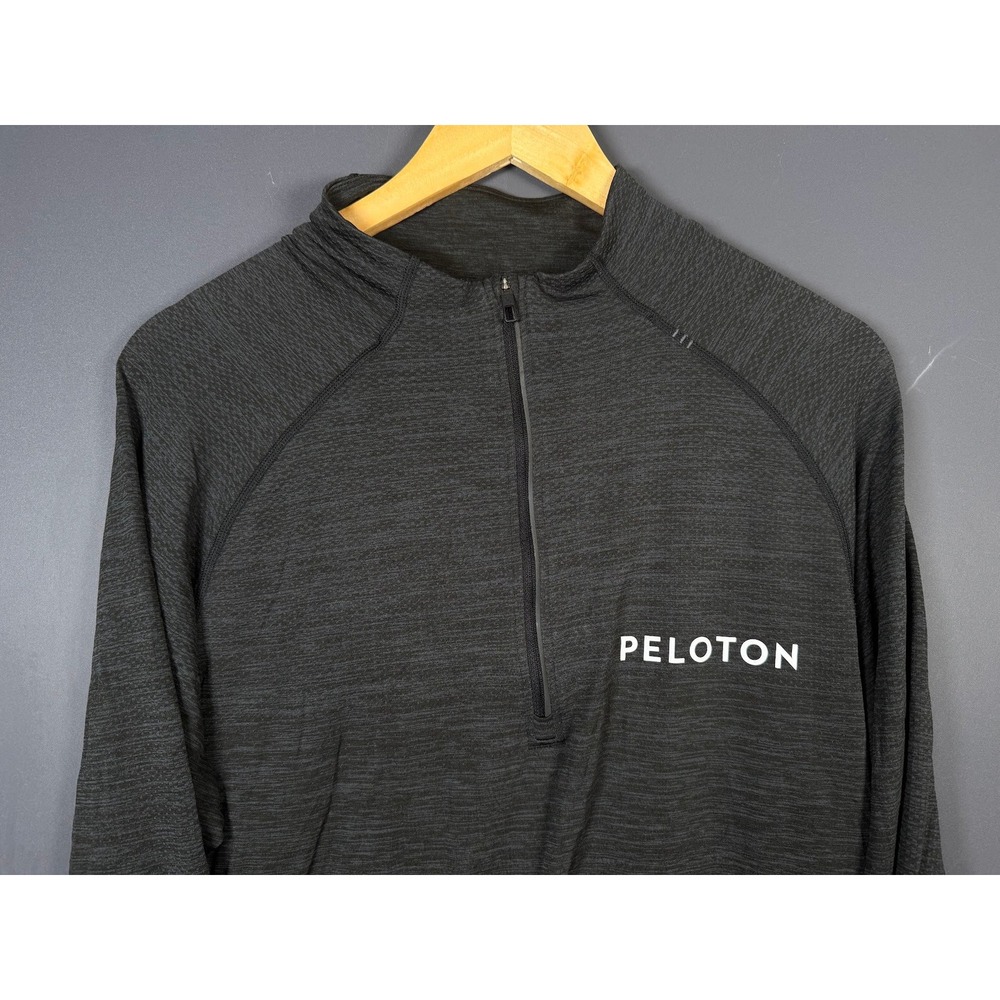 Lululemon Metal Vent Tech 1/2 Zip 2.0 Peloton Black Pullover Mens Large
